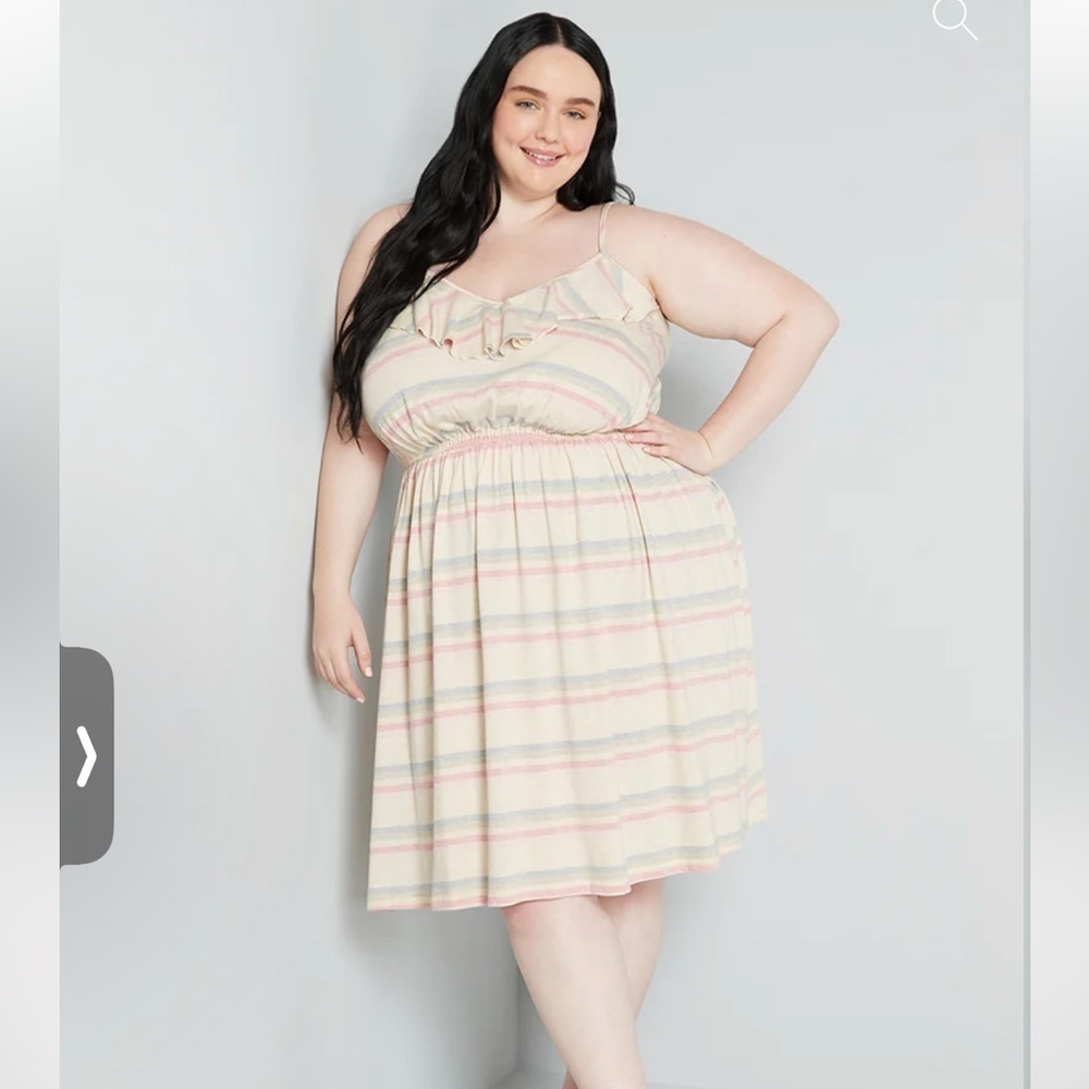 ModCloth Sunshine and Sand Bound Knit Sundress